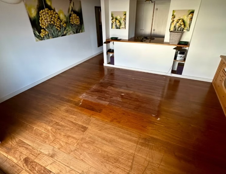 Parquet avant rénovation